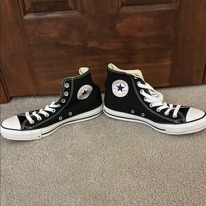 Converse Black and White High-Tops